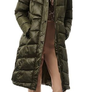 Bernardo Dark Olive Women's Puffer Jacket